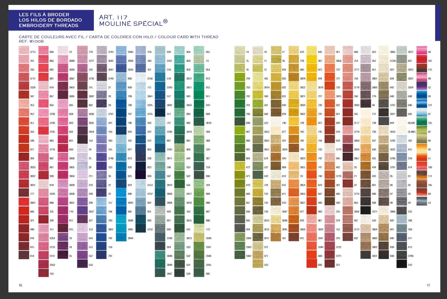 DMC True Colour Thread Charts 💙 CrossStitch Vienna